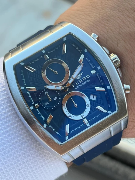 Ferro Silikon Kordon İç Fonksiyonları Aktif  30 Mt Suya Dayanıklı Erkek Kol Saat EFM.31346-L3 - Resim 2