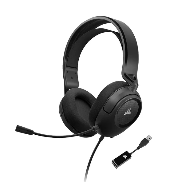 CORSAIR HS35 V2 Siyah 7.1 Mikrofonlu Surround Gaming Kulaklık-CA-9011386-EU - 2