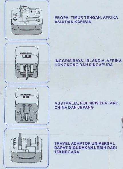 Mıtsuyama MS-8517 Seyahat Adaptörü Universal - 4