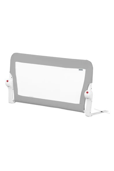 Wellgro 90*65 cm Gri Yatak Bariyeri, Çocuk Yatak Korkuluğu - 3