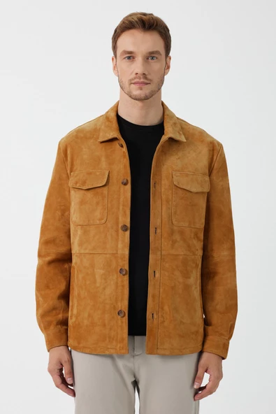 Fiorenzo Taba Nubuk Deri Gömlek - 2