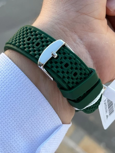 Ferro Silikon Kordon İç Fonksiyonları Aktif 30 Mt Suya Dayanıklı Erkek Kol Saati EM31920-E - Resim 5