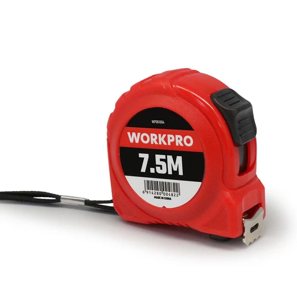 WORKPRO WP261004 7,5Mx25mm Beyaz Çelik Şerit Metre