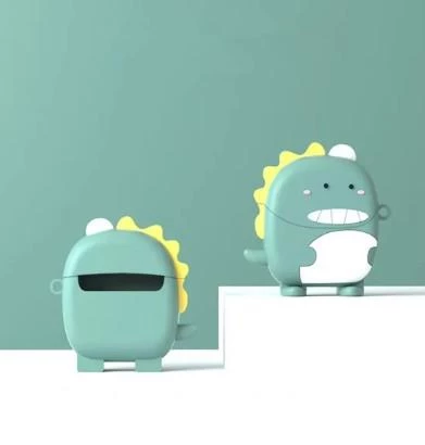 Samsung Galaxy Buds3 - Samsung Galaxy Buds3 Pro İle Uyumlu Dinozor Figürlü Silikon Kılıf - 2