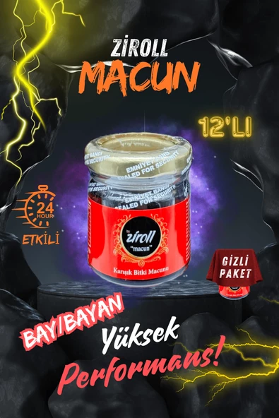 Ziroll Bitkisel Takviye Mesir Macunu 12 li Gizli Paket