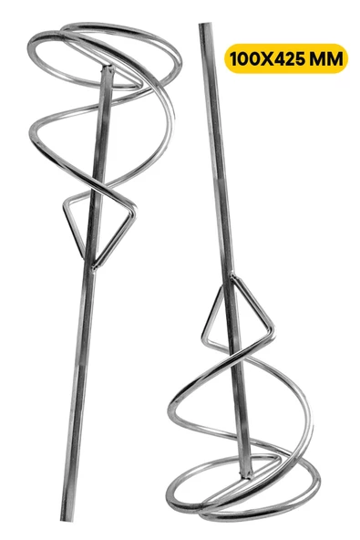 Çok Fonksiyonlu  Matkaplarda Kullanmak için Altıgen Uçlu Boya,Harç,Alçı,Yem Karıştırıcı |100x425| - Resim 3