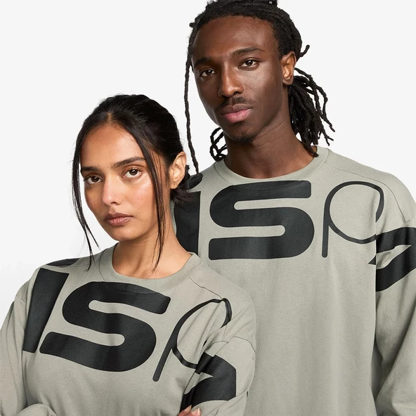 Nike ISPA Long Sleeve T-shirt Dark Stucco & Black FJ7374-053 - 2
