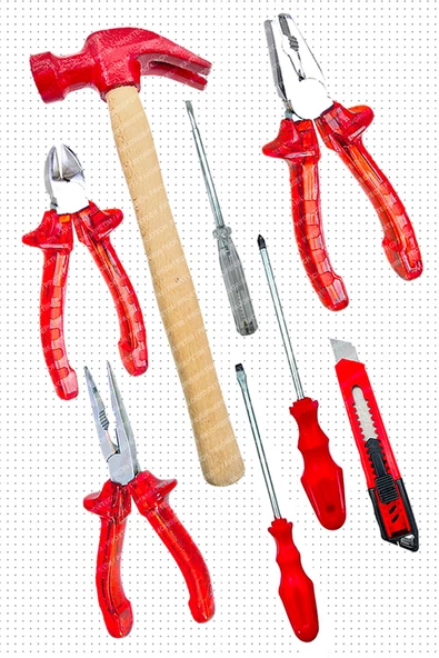 Çok Fonksiyonlu 48 Parça Krom Çelik Cırcırlı Lokma Pense,Yankeski,Tornavida Kontrol Kalemi Ful Paket - Resim 2