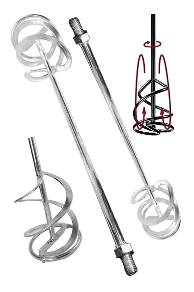 Çok Fonksiyonlu Boya Alçı ve Harç Karıştırıcı Uç 120x590 mm  M14 Boya Karıştırıcılar ürün görseli