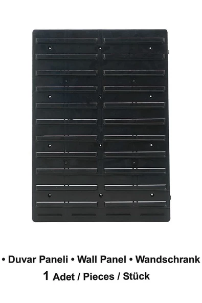 Her Şey Elinizin Altında Duvar Alet Paneli 43 Parça Hırdavat Duvar Panel Set Avadanlık - 7