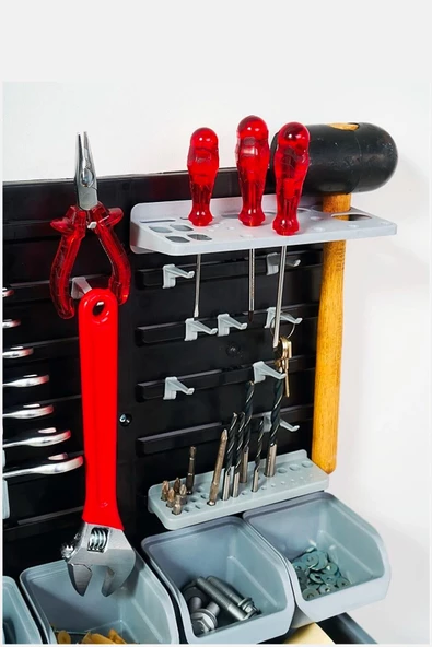 Her Şey Elinizin Altında Duvar Alet Paneli 43 Parça Hırdavat Duvar Panel Set Avadanlık - 2