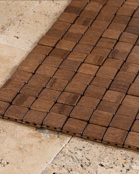 English Home Bamboo Bambu Duş Kaydırmazı 50x70 Cm Kahve - 2