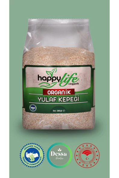 Happylife Organik Yulaf Kepeği 500gr