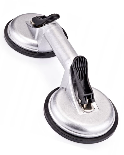 Premium Yüksek Kalite Cam Fayans Kaldırma Metal Alüminyum ikili Cam Fayans Taşıma Vantuz - Resim 3