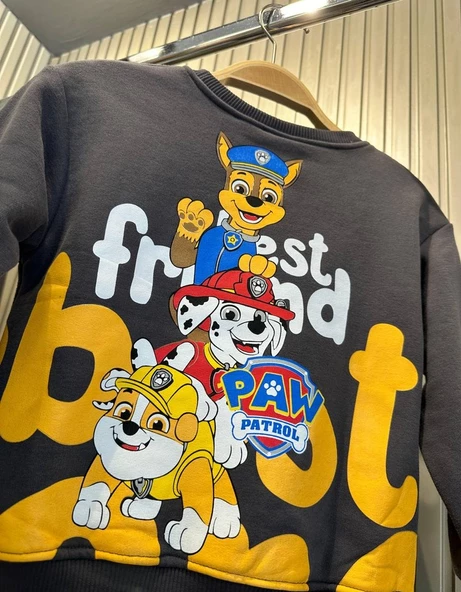 PAW PATROL Baskılı Sweatshirt 2'li Alt Takım - 2
