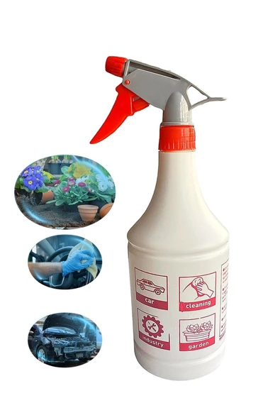 Profesyonel Çok Fonksiyonlu Taşınabilir Hobi Amaçlı Boş 1 litre Boş Fısfıs Sprey Şişesi (5adet) - 2