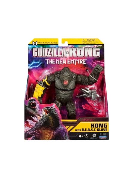 Godzilla ve Kong Aksiyon Figür Kong With B.e.a.s.t. Glove 15 cm