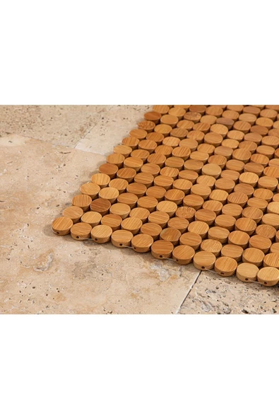 English Home Bamboo Bambu Duş Kaydırmazı 50x70 Cm Bej - 2
