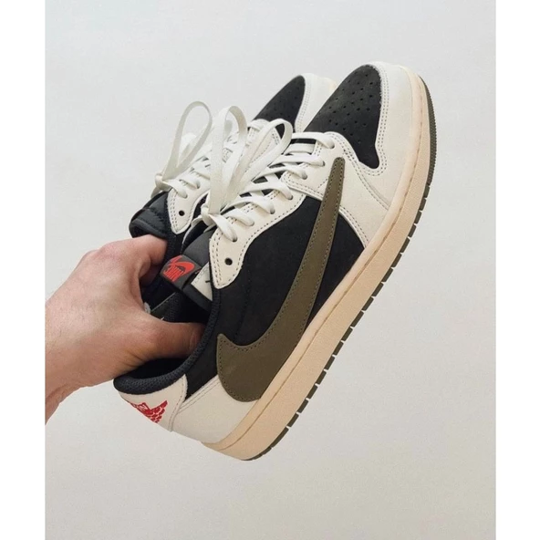 Nike Air Jordan 1 Low DH3227-101 Travis Scott x Olive - 2