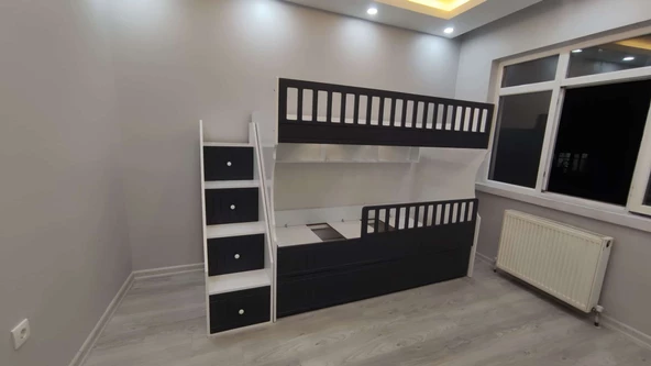 Atlantik Beyaz Model Çocuk Ranzası - 8