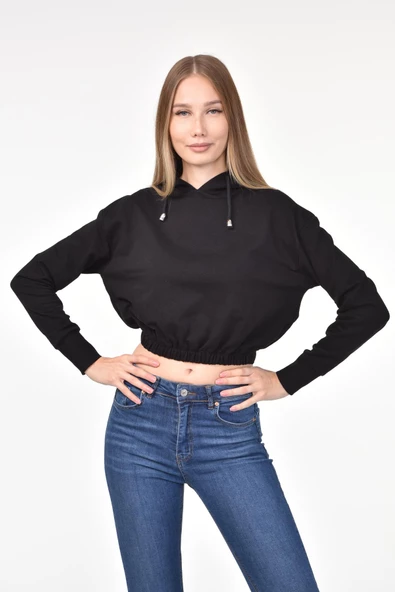 DRR Moda Kapüşonlu Bel Lastikli Sweet - 4