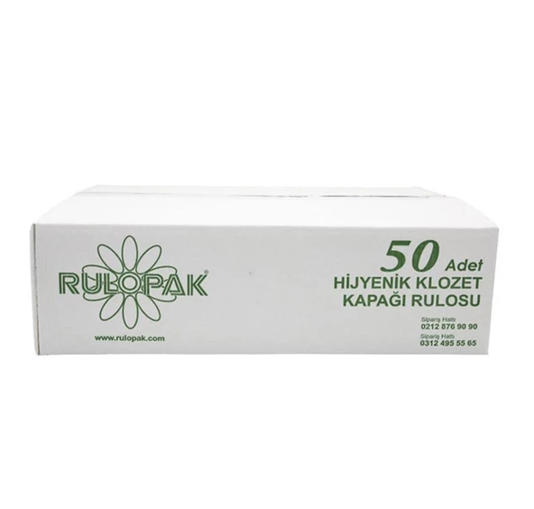 Rulopak Sensörlü Hijyenik Klozet Kapağı Rulosu - 50 Adet - 3