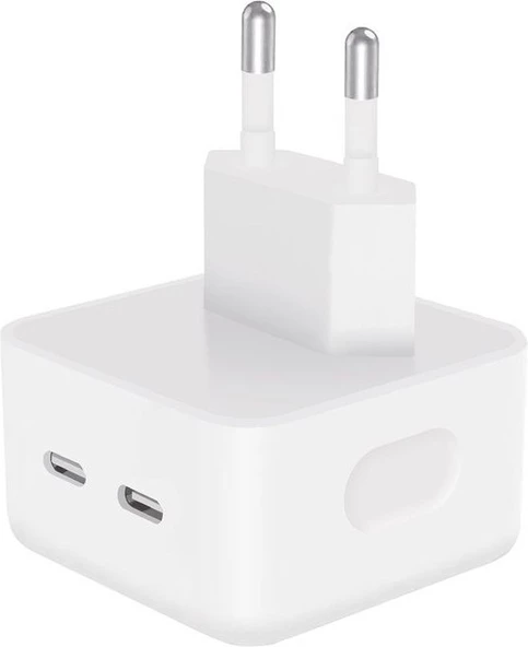 Iphone 14 / 14 Pro / 14 Plus / 14 Pro Max Uyumlu 35W Hızlı Şarj Adaptörü Type-C Çift Girişli