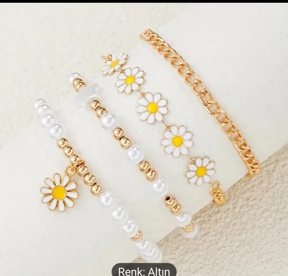 Küçük Zarif Papatya Bileklik - 2