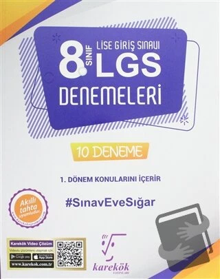 8. Sınıf LGS 1. Dönem Konuları 10 Deneme