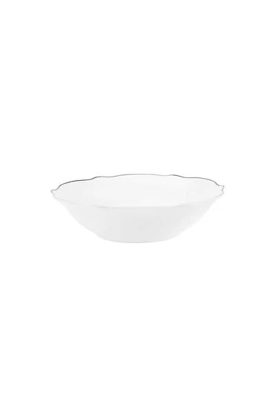 Daisy Platinium Wave Shape Bol Kaseli 27 Parça 6 Kişilik Porselen Yemek Takımı - 5