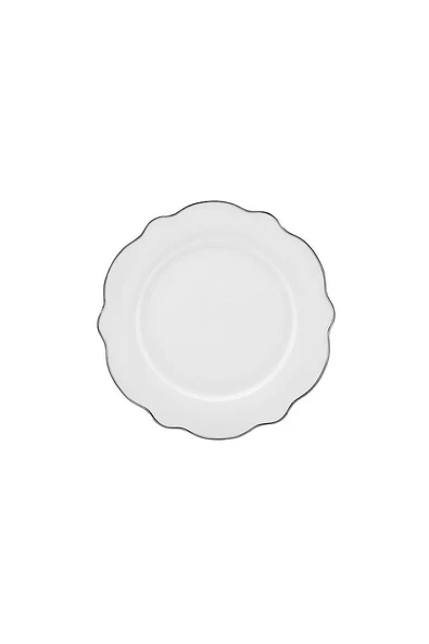 Daisy Platinium Wave Shape Bol Kaseli 27 Parça 6 Kişilik Porselen Yemek Takımı - 4