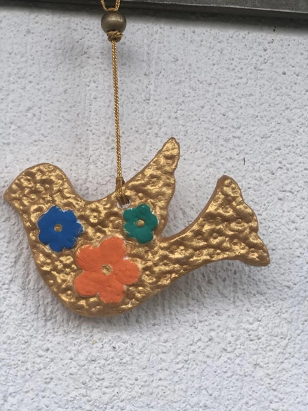 BAHÇE BALKON DUVAR SÜSÜ KUŞLU - 4