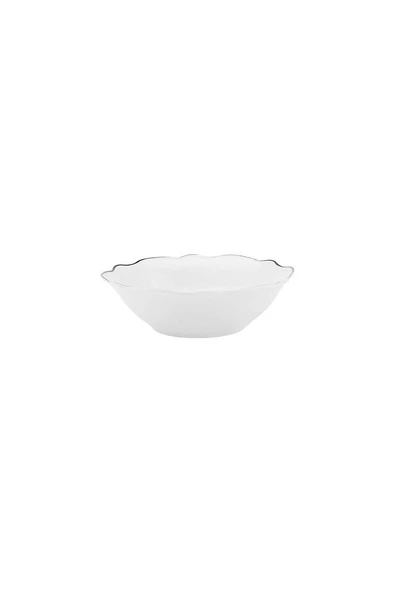 Daisy Platinium Wave Shape Bol Kaseli 27 Parça 6 Kişilik Porselen Yemek Takımı - 6