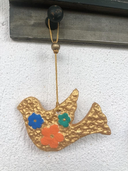 BAHÇE BALKON DUVAR SÜSÜ KUŞLU - 5