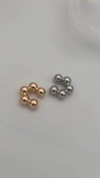 Earcuff kıkırdak küpe gold renk ürün görseli
