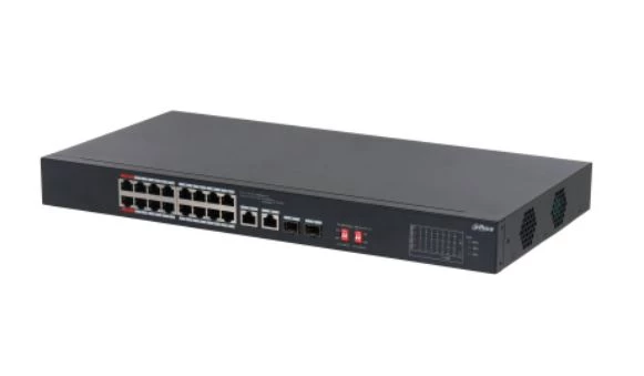 DAHUA DH-S3218-16ET-135 16 PORT 16XFE-2XGE-2XGE/SFP 135W YÖNETILEMEZ POE SWITCH