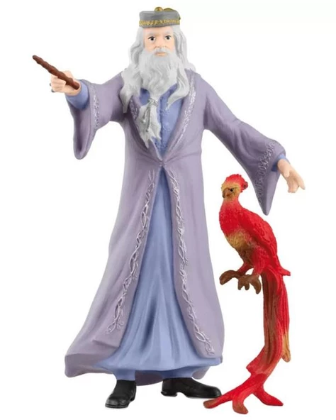 Schleich Harry Potter Büyücülük Dünyası Mini Figür Dumbledore ve Fawkes 42637 - 2