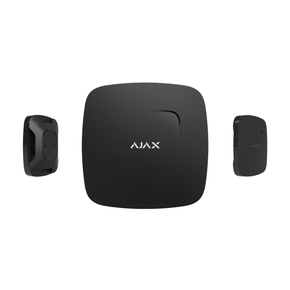 AJAX  FireProtect Kablosuz Isi ve Duman Dedektörü SIYAH