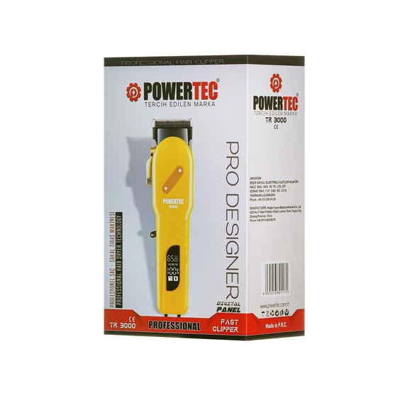 Powertec TR-3000 Profesyonel Saç Sakal Tıraş Makinesi - 4