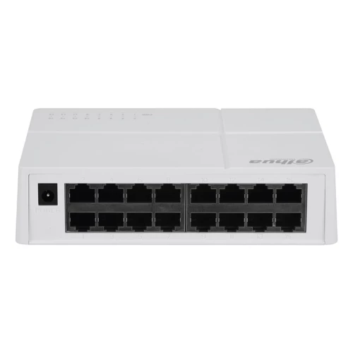DAHUA  SF1016L , 16Port, Megabit, Yönetilemez, Switch