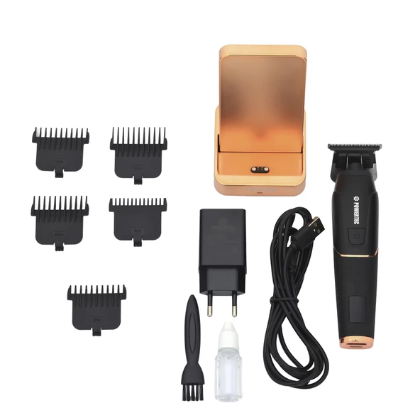 Powertec Tr-5400 Profesyonel Saç-Sakal-Vücut-Ense-Günlük Tıraş Makinesi Seti - 9