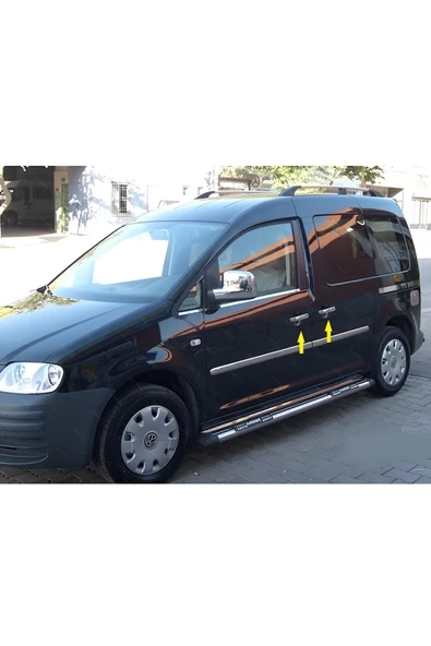 BRSPLAST Volkswagen Caddy Krom Kapı Kolu 4 Kapı P.çelik 2004 > 2010