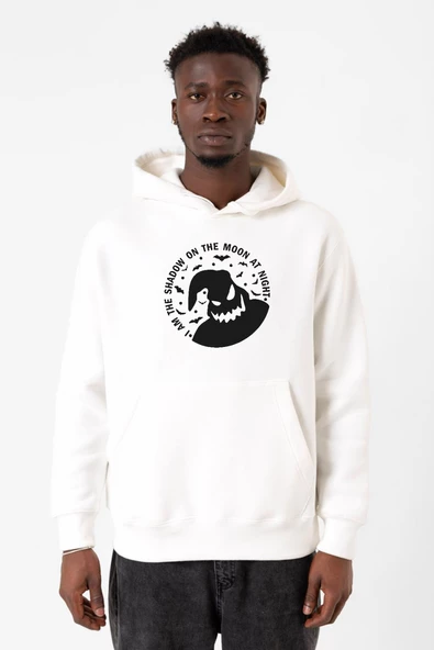 Oogie Boogie Beyaz Erkek 3ip Kapşonlu Sweatshirt
