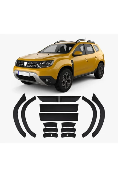 BRSPLAST Dacia Duster Düz 12 Parça Dodik Seti 2018 Ve Üzeri Yıllar