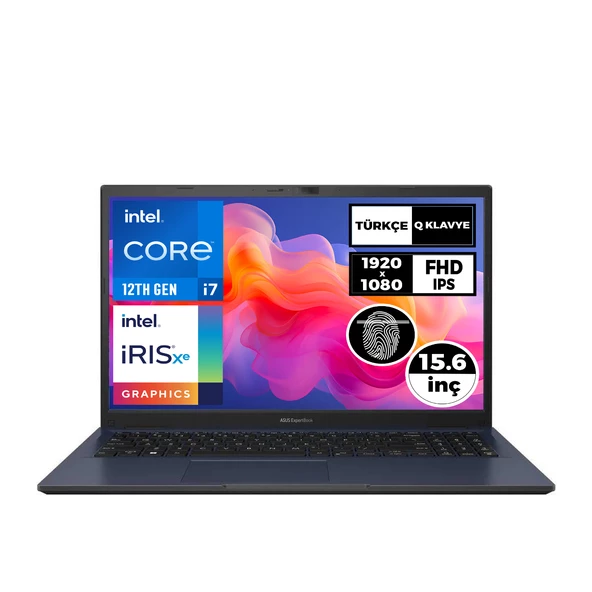 Asus ExpertBook B1 i7-1255U 24GB 512GB SSD 15.6" FHD Freedos Taşınabilir Bilgisayar B1502CBA-I78512B0D 002