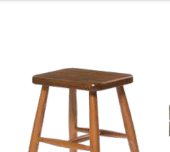 TABURE 1928 Zus286 Klasik Model Ahşap Kayın İskelet Ceviz Boya Kare Oturum Cafe VİNTAGE Tarz El Yapım - 3