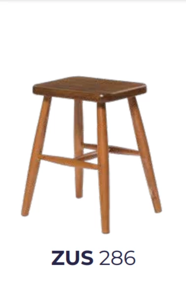 TABURE 1928 Zus286 Klasik Model Ahşap Kayın İskelet Ceviz Boya Kare Oturum Cafe VİNTAGE Tarz El Yapım - 2