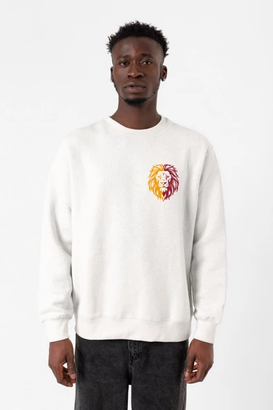 Sarı Kırmızı Leon Beyaz Erkek 2ip Sweatshirt