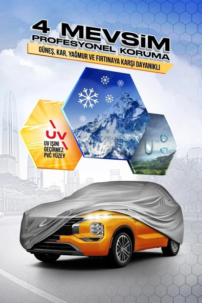 Panda Kılıf Peugeot 206 1998-2009 Araba Branda , Oto Örtüsü , Çadır - 2