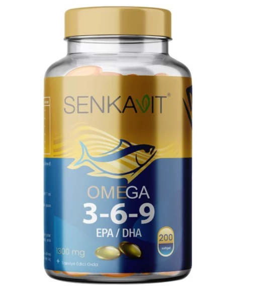 Senkavit Omega 3-6-9 1300 mg 200 Softjel